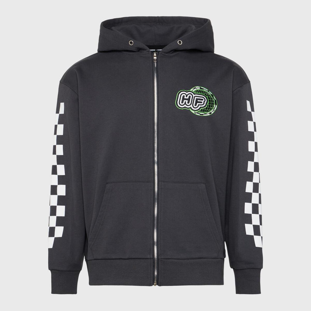Homme Femme Hf Global Zip Hoodie