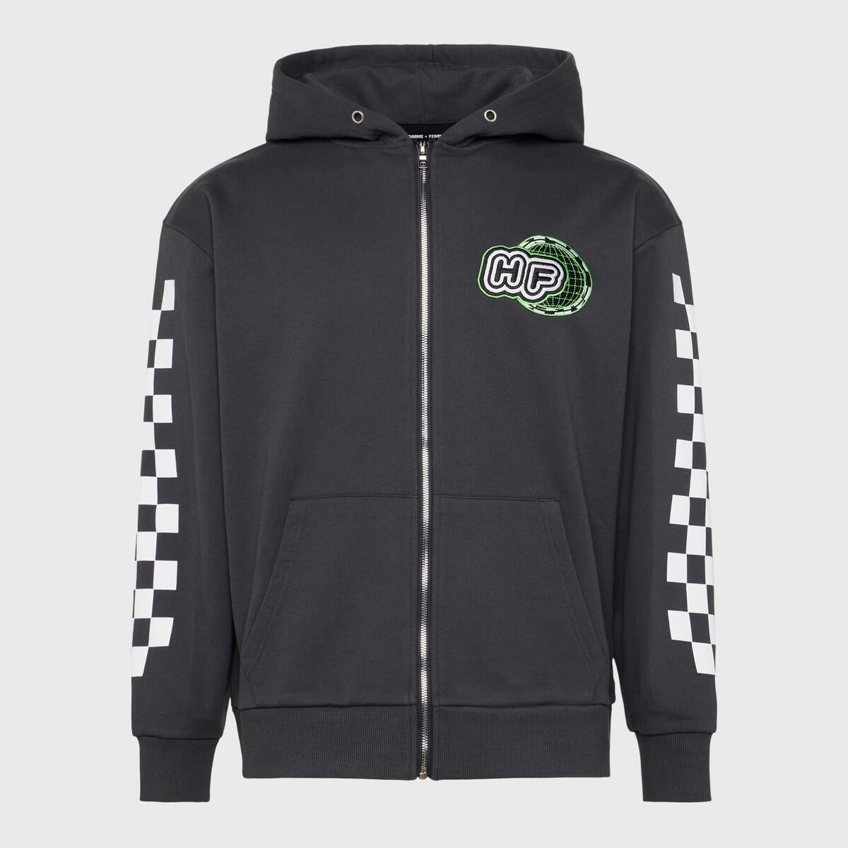 Homme Femme Hf Global Zip Hoodie