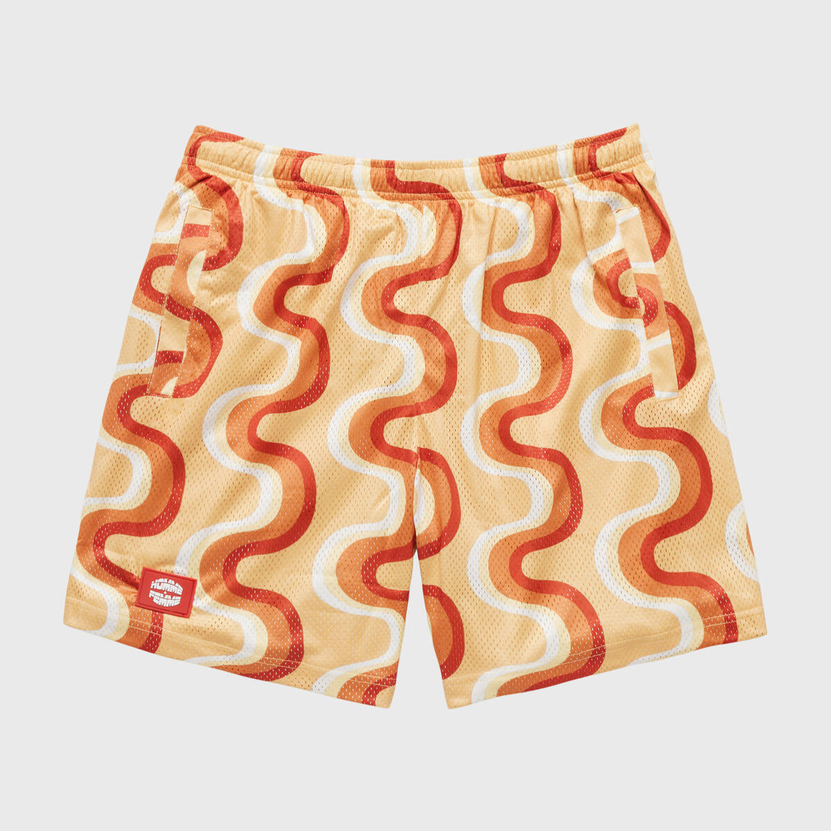 Homme Femme Wave Mesh Shorts