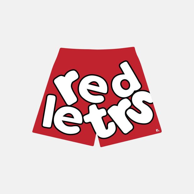 Red Letter Big Logo Mesh Shorts