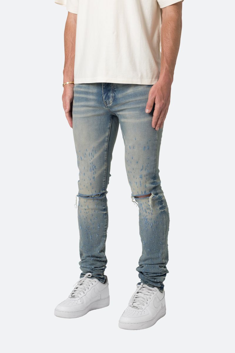 Mnml Skinny Knee Slid Denim