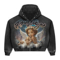 Prestige Angel Blue Zip Up Hoodie