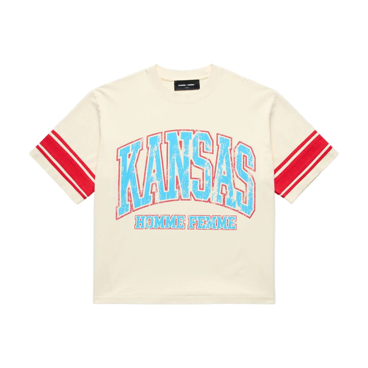 Homme Femme Kansas Cropped T-shirt
