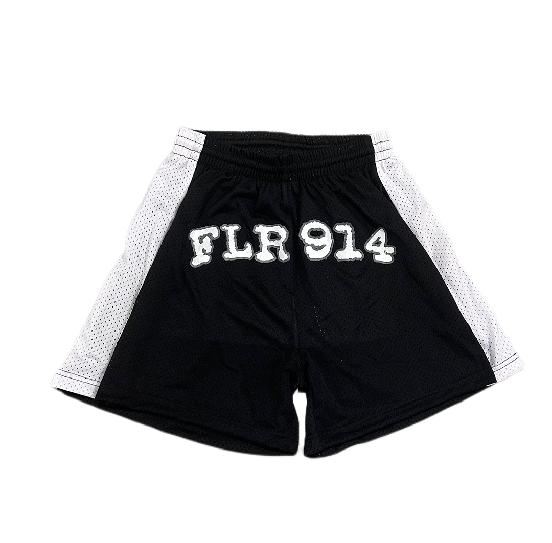 Floor 914 Uniform White Stripe Shorts