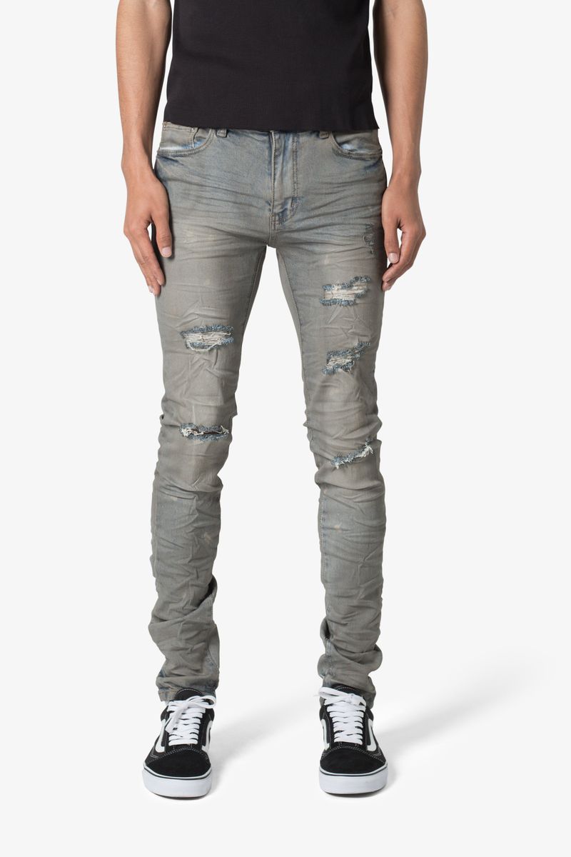 Mnml Skinny Rip And Repair Denim