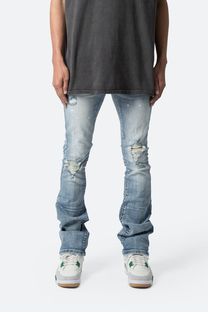 Mnml Skinny Knee Ripped Denim