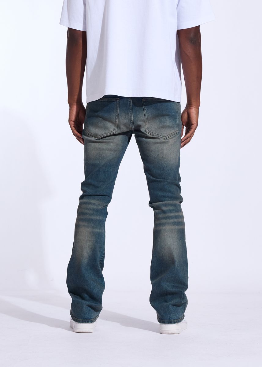 Crysp Arch Wax Flare Denim