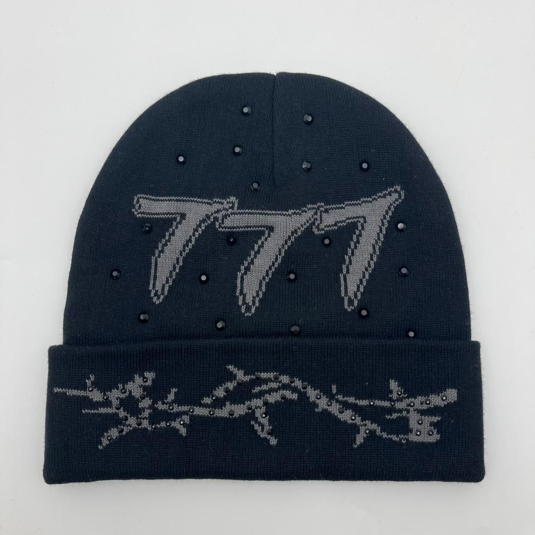 Hudson 777 V2 Black Rhinestone Beanie