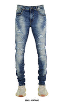 Focus Rip And Repair Distressed Denim