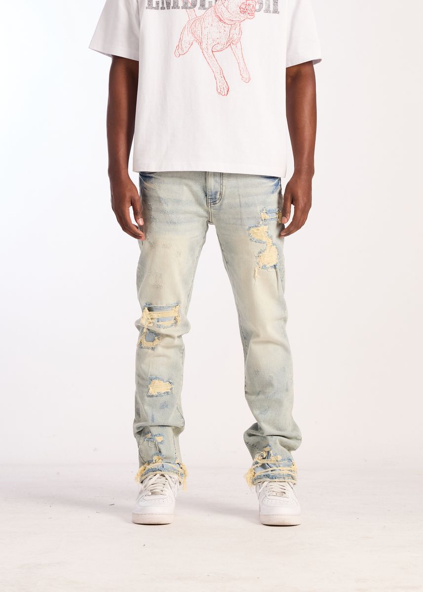 Embellish Spencer Distressed Denim