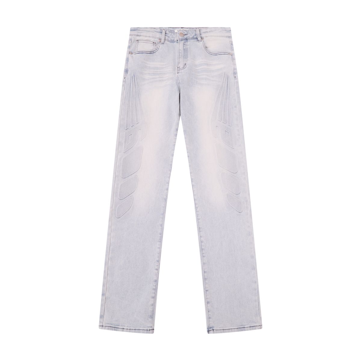 Almost Someday Moto Embossed Denim