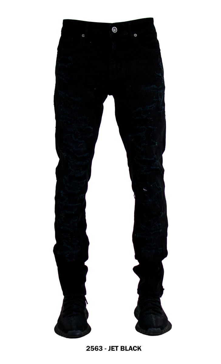 Focus Heavy Distressed Denim