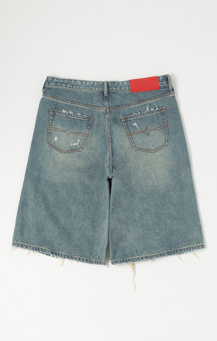 Bldg4 Pin Boy Returns Denim Shorts