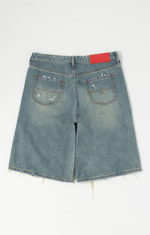 Bldg4 Pin Boy Returns Denim Shorts