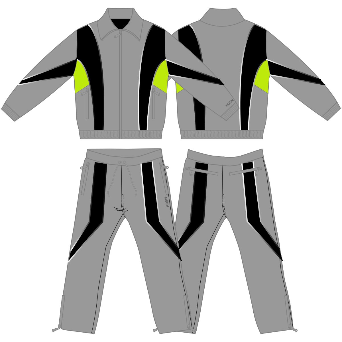 Hudson Core Neon Tracksuits