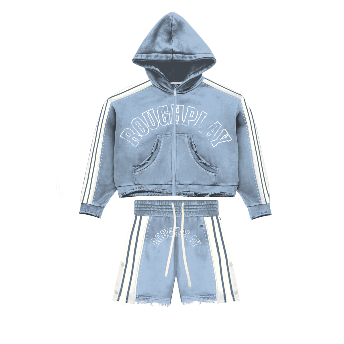 Rough Play Stripe Short Set