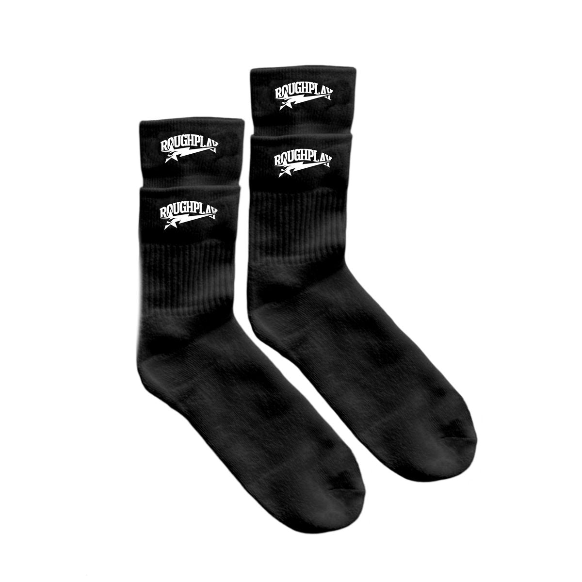 Rought Play Double Layer Logo Socks