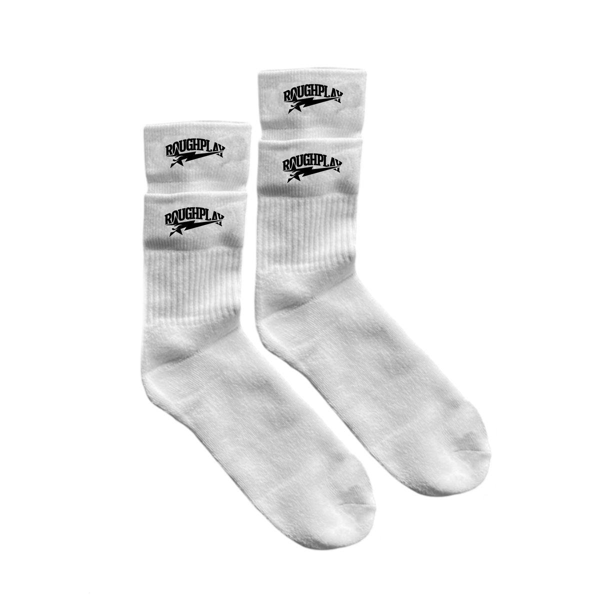 Rought Play Double Layer Logo Socks