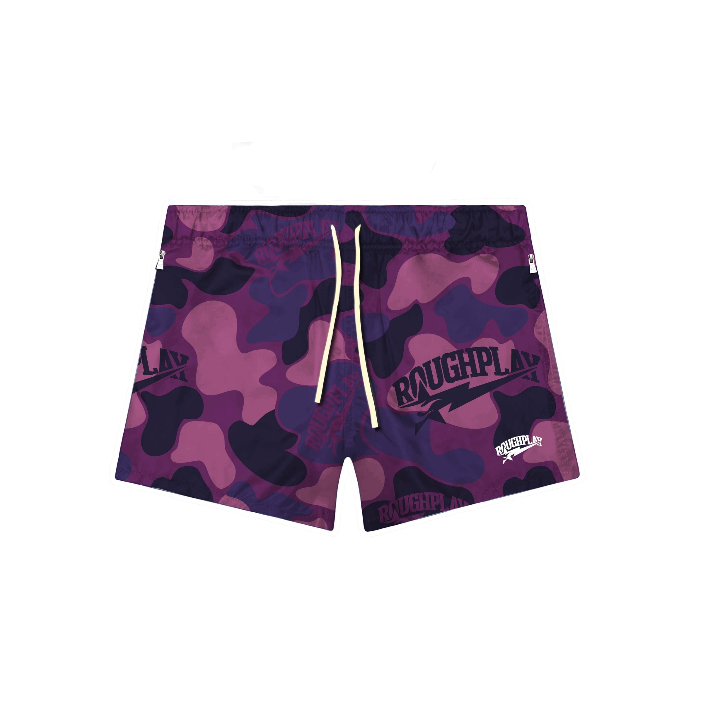 Rough Play Camo Nylon Shorts