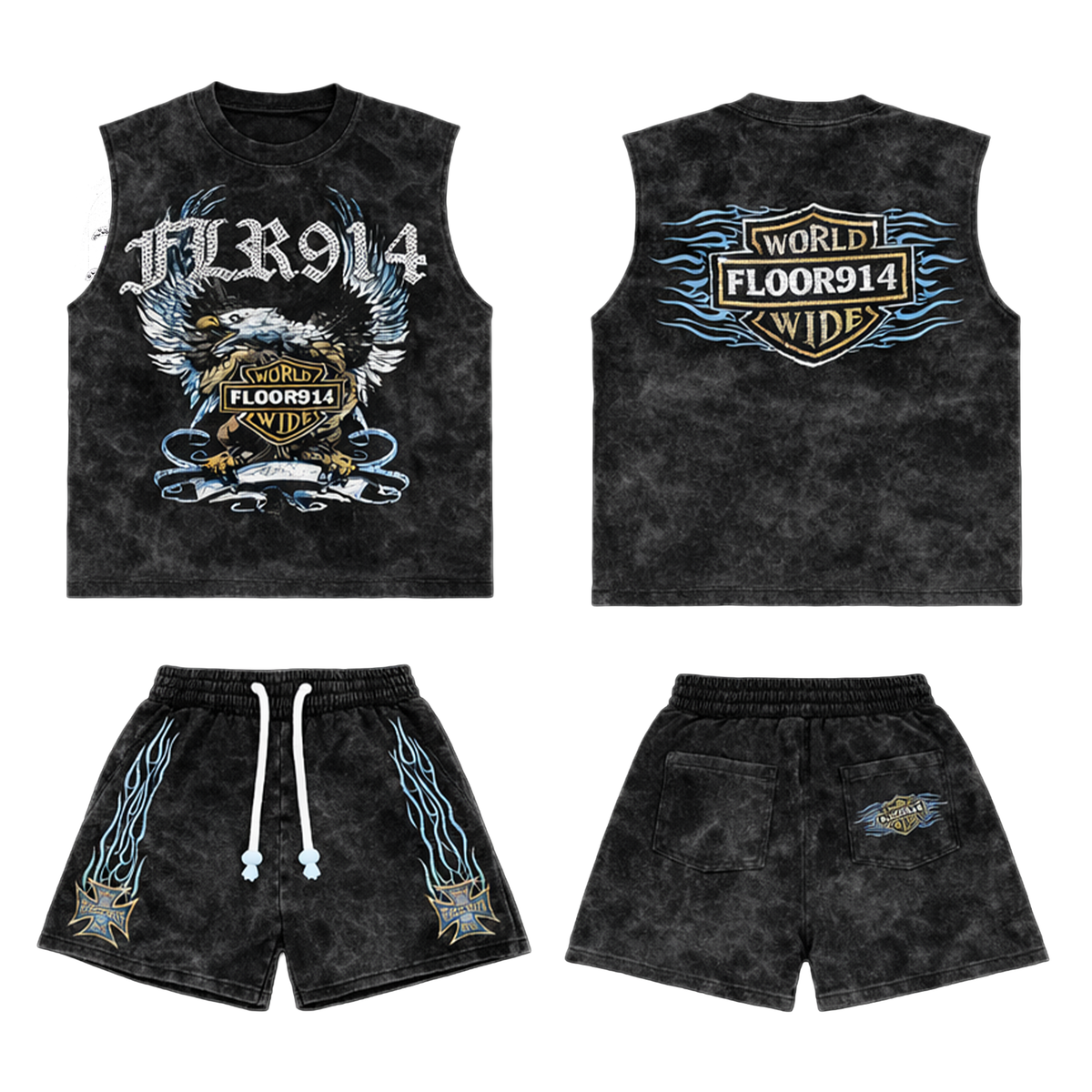 Floor914 Skystricker Sleeveless Short Set