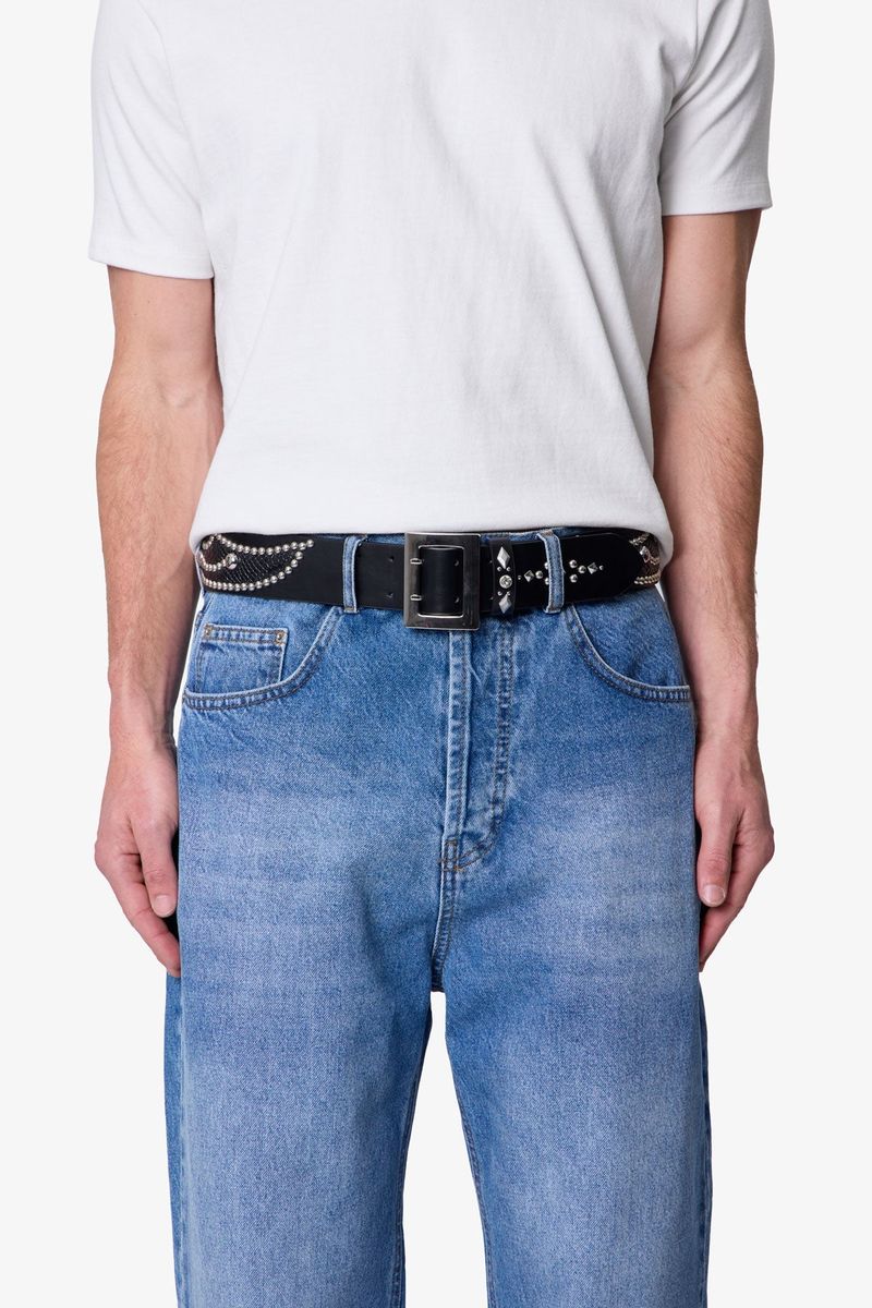 Mnml Python Vinatge Studed Belt