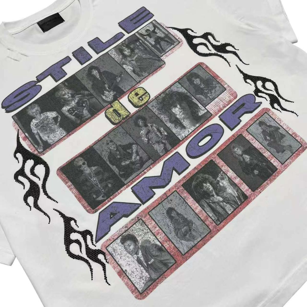 Stile De Amor Fiamme Rock T-shirt