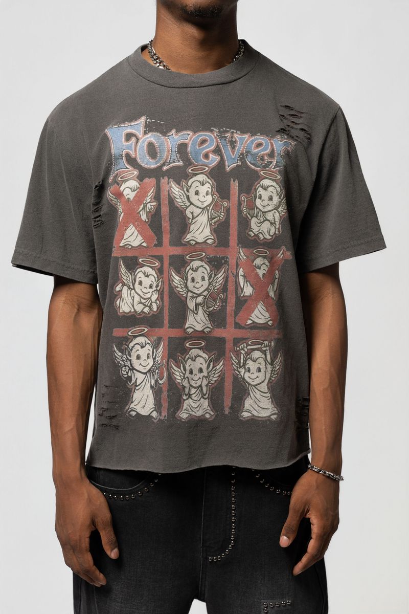 Forever Hungry Tic Tac Toe T-shirt