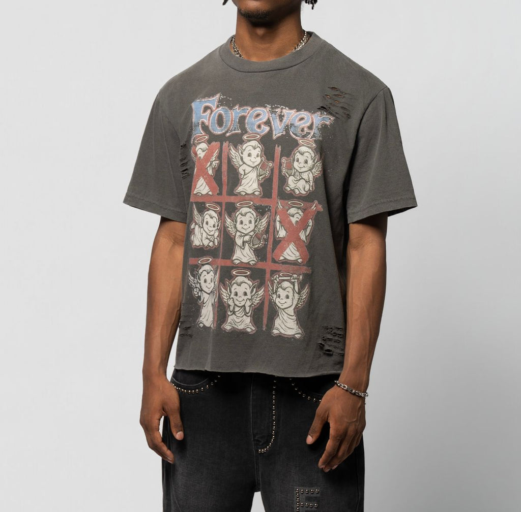 Forever Hungry Tic Tac Toe T-shirt