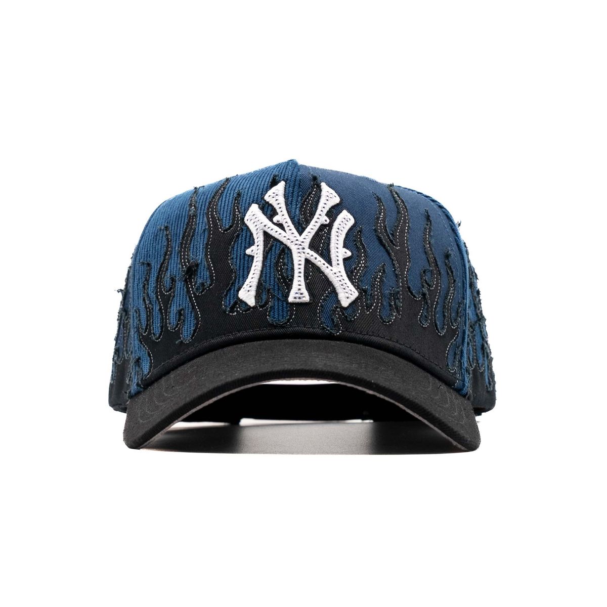 Dealers Navy Flames New York Hat