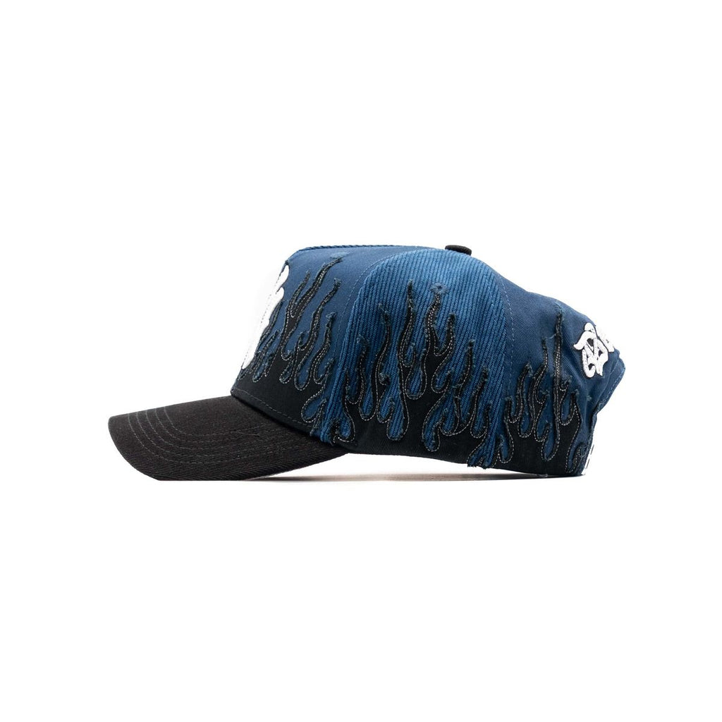 Dealers Navy Flames New York Hat