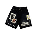Mixed Emotion Chaos Denim Shorts