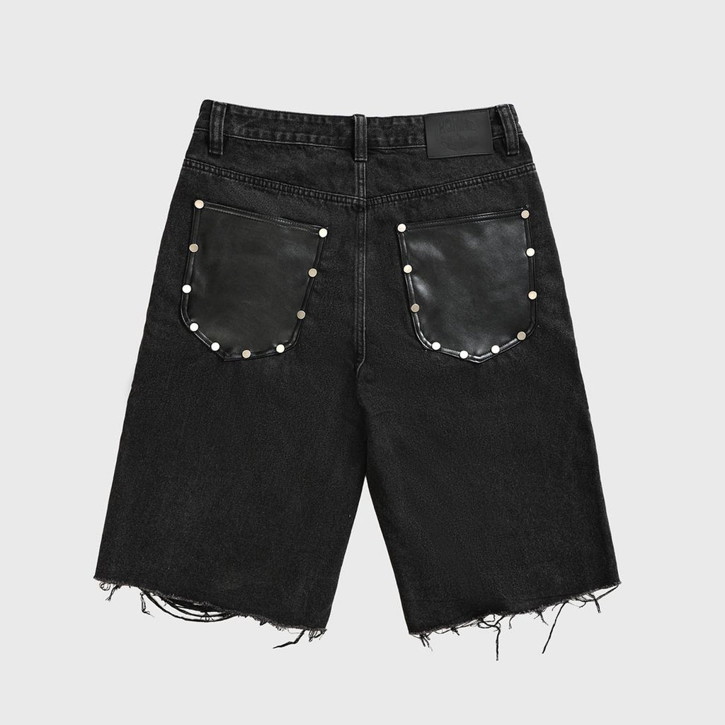 Homme Femme Arsenal Studden Denim Shorts