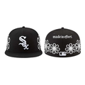 Made In Effort Pearlz White Socks Fitted Hat