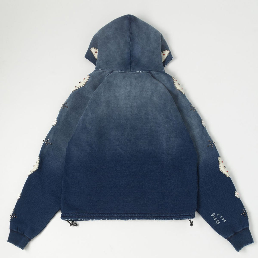 Bldg4 Falling Indigo Hoodie