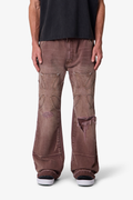 Mnml Oil Stain Iron Cross Denim