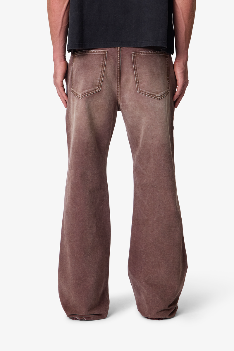 Mnml Oil Stain Iron Cross Denim