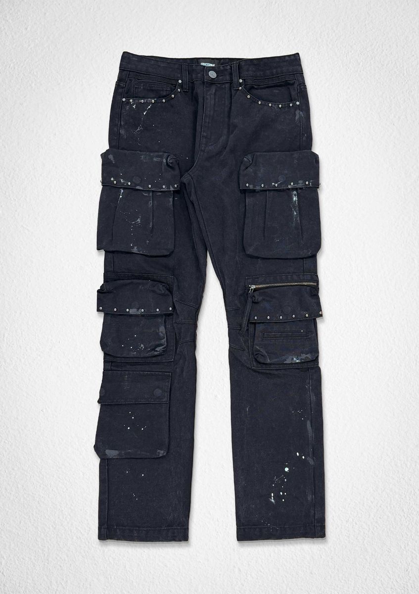 Firstrow Studded Hardware Cargo Pants