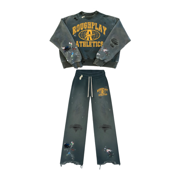 Rough Play Logo Crewneck Sweatsuit