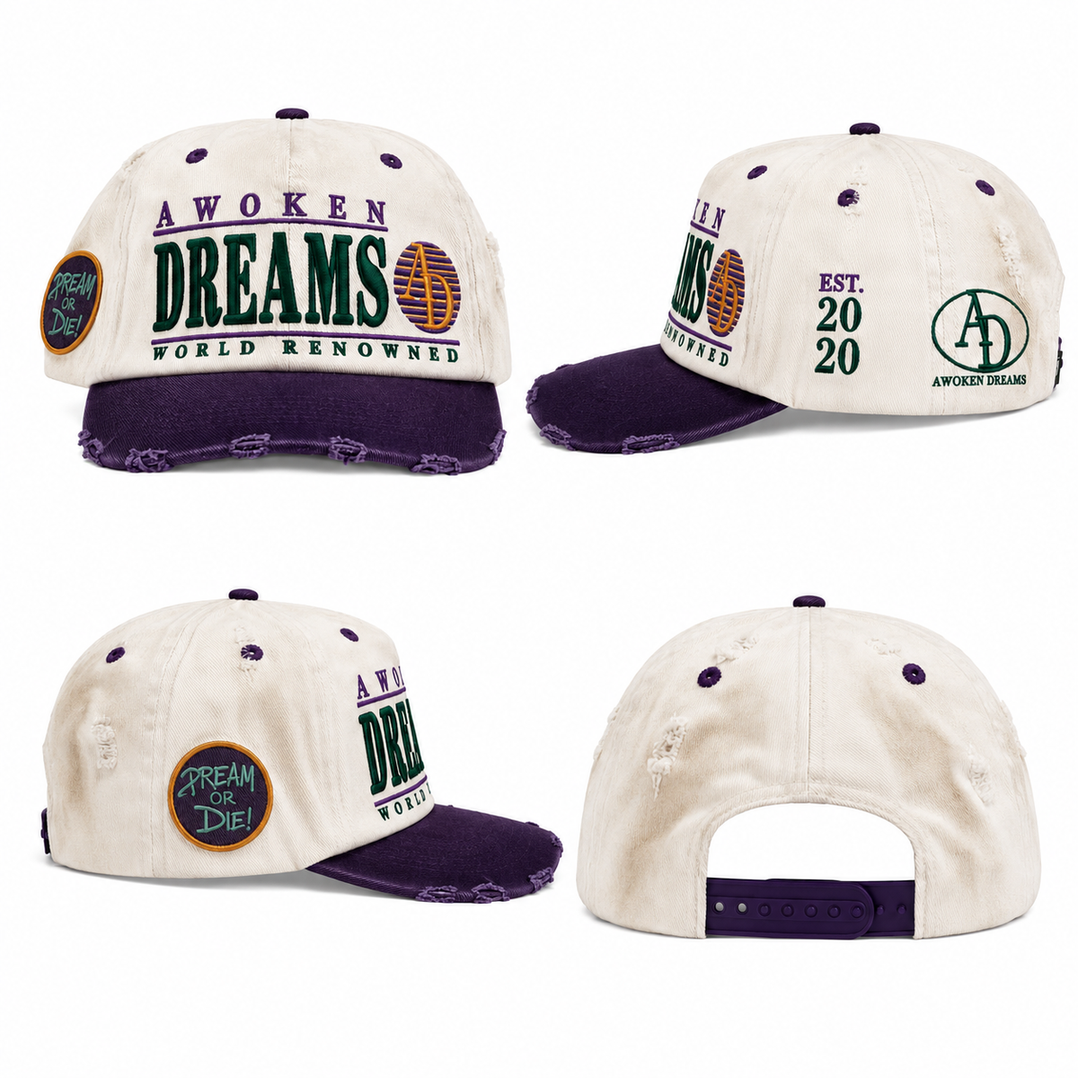 Awoken Dreams Dream Or Die Trucker hats