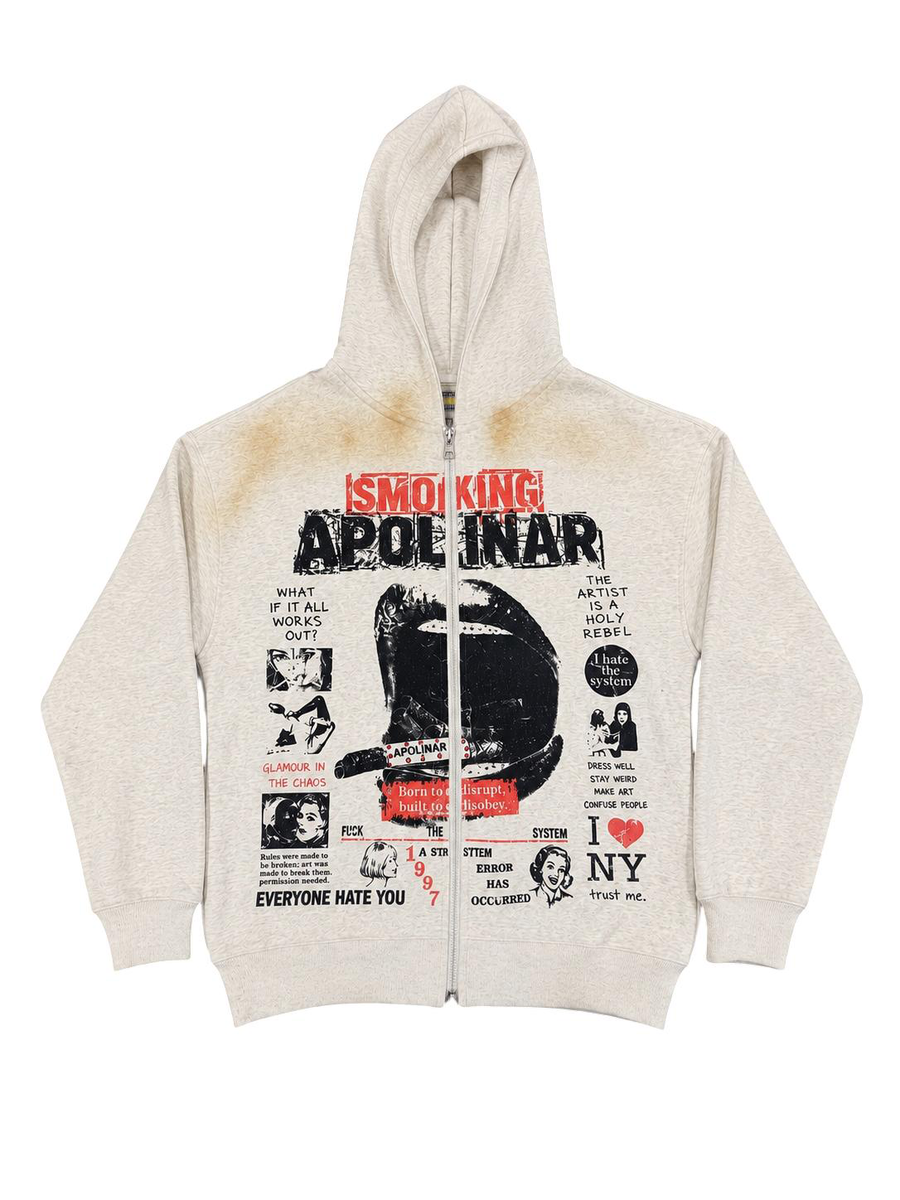Apolinar Smoking Zip Up Hoodie