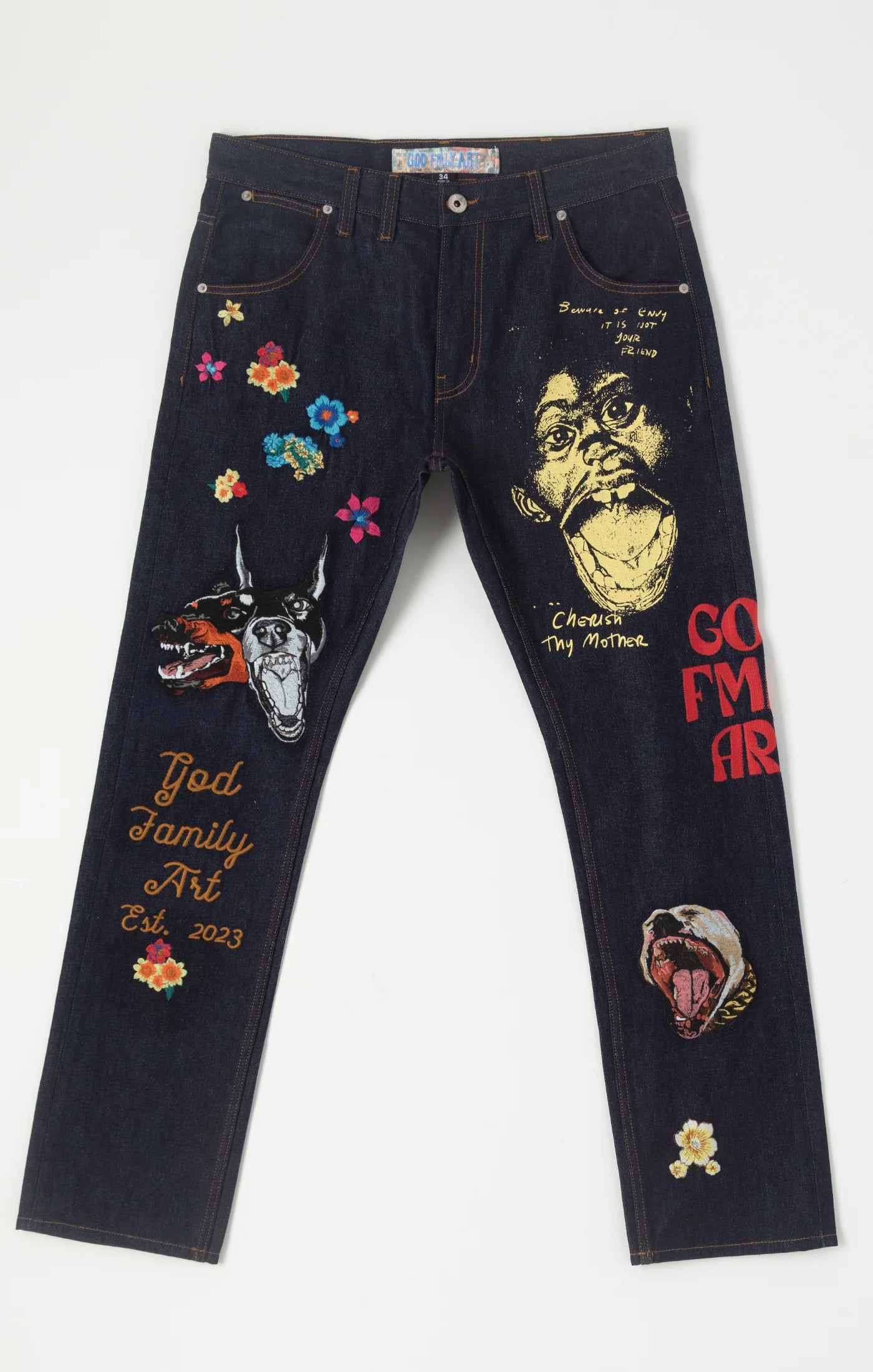 God Family Art Humble Denim