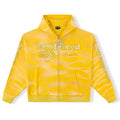 Noublie Pas Python Rhinestone Zip Up Hoodie