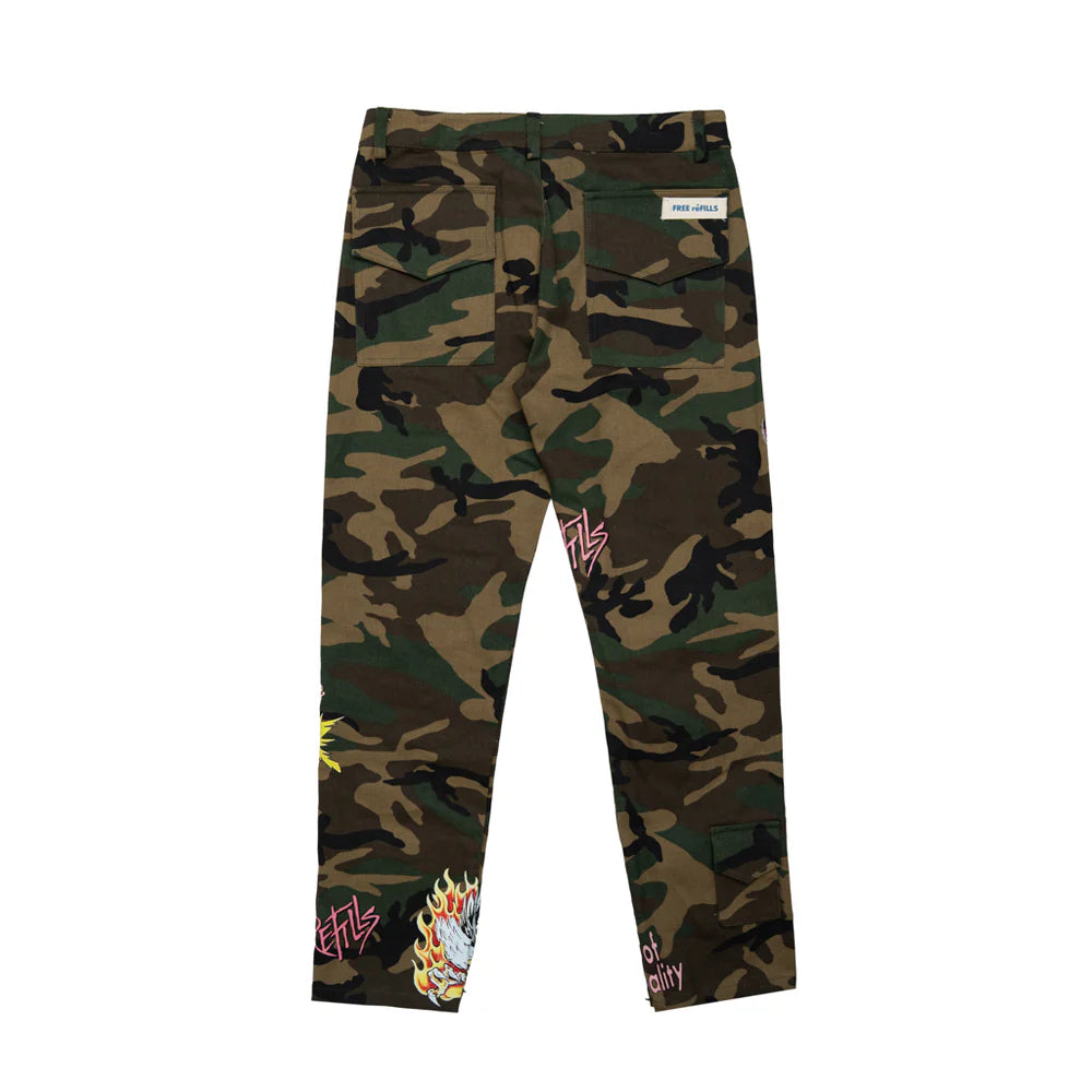 Free Refills Floyd Camo Cargo Pants