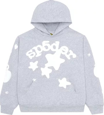 Sp5der White Web Hoodie