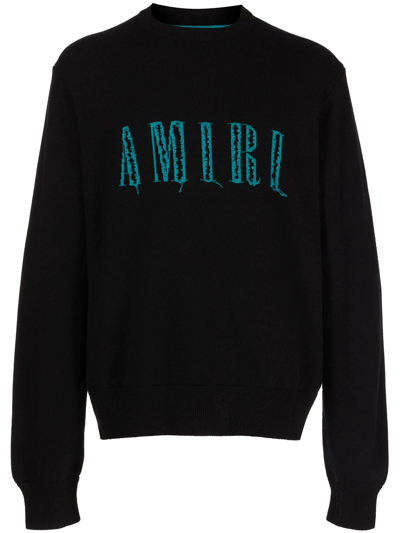 Amiri Cut Away Logo Crewneck