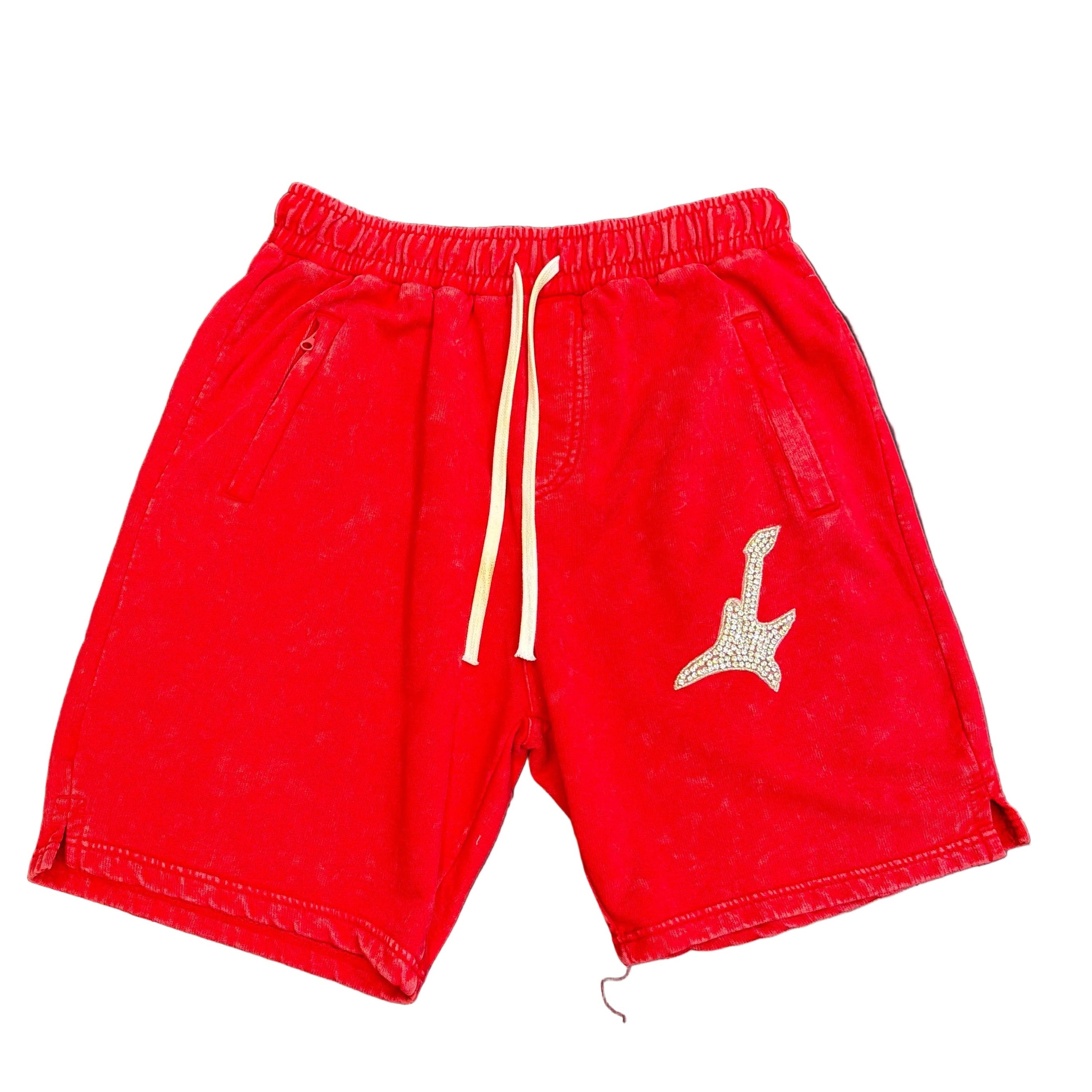 Root Of Evil Guitar Fleece Shorts