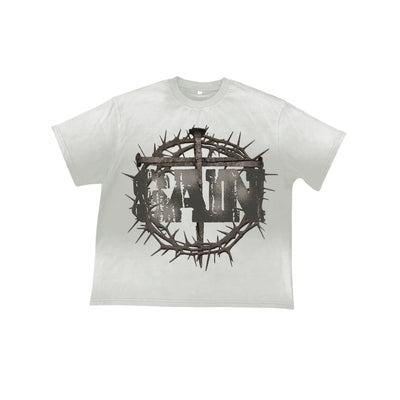 Saint Vanity White Saint Cross T-shirt