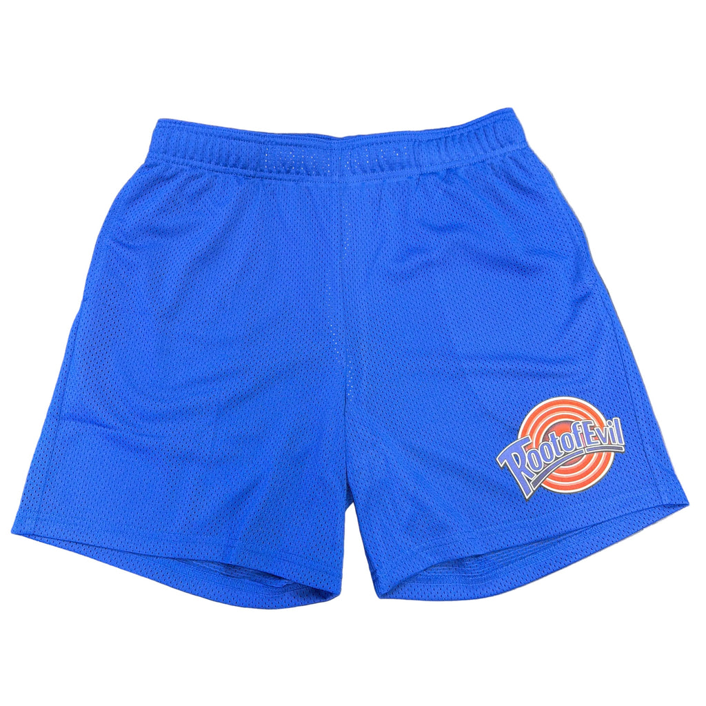 Root Of Evil Mesh Looney Logo Shorts