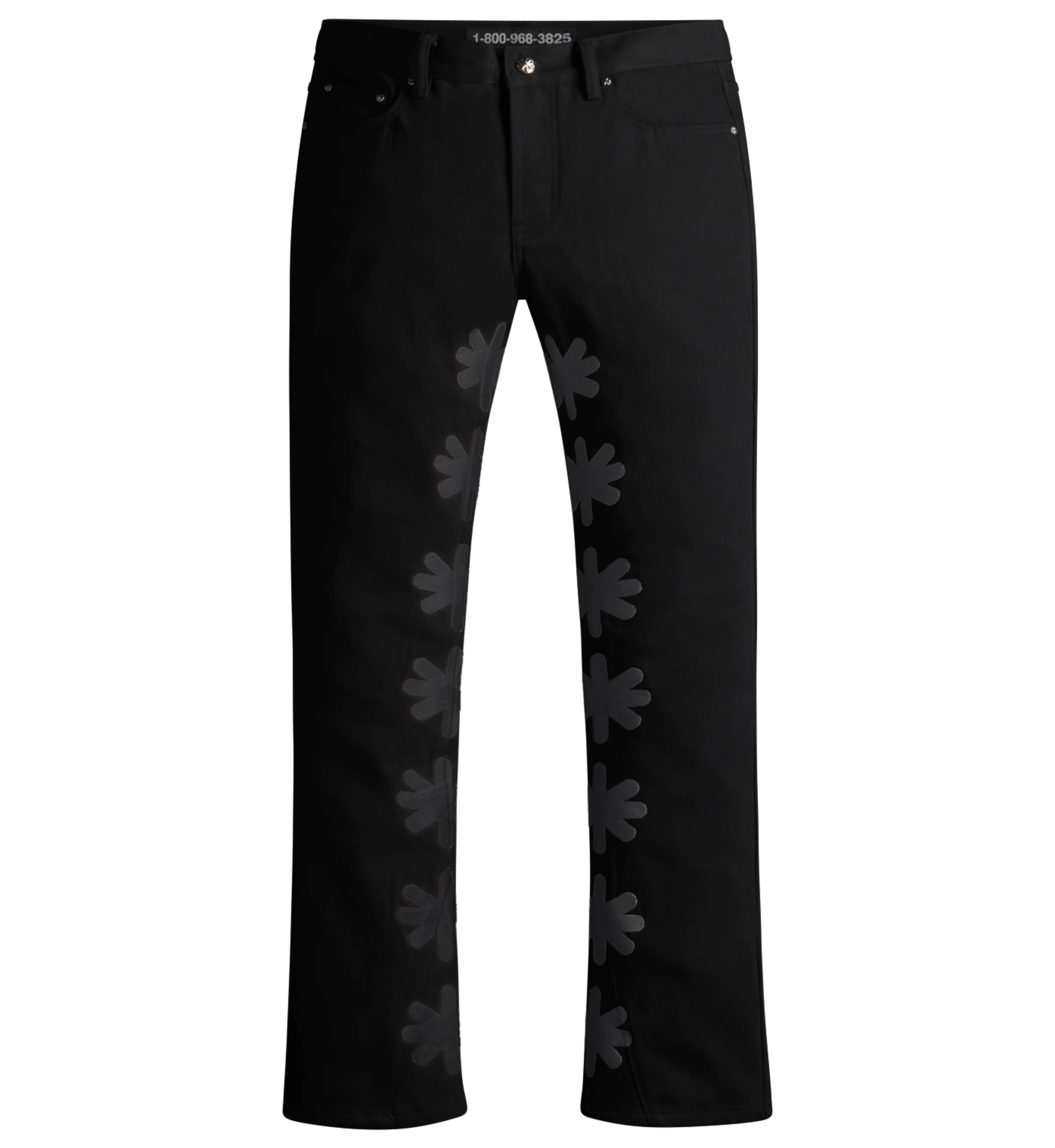 Lost Shdws Blk Solid Logo Denim
