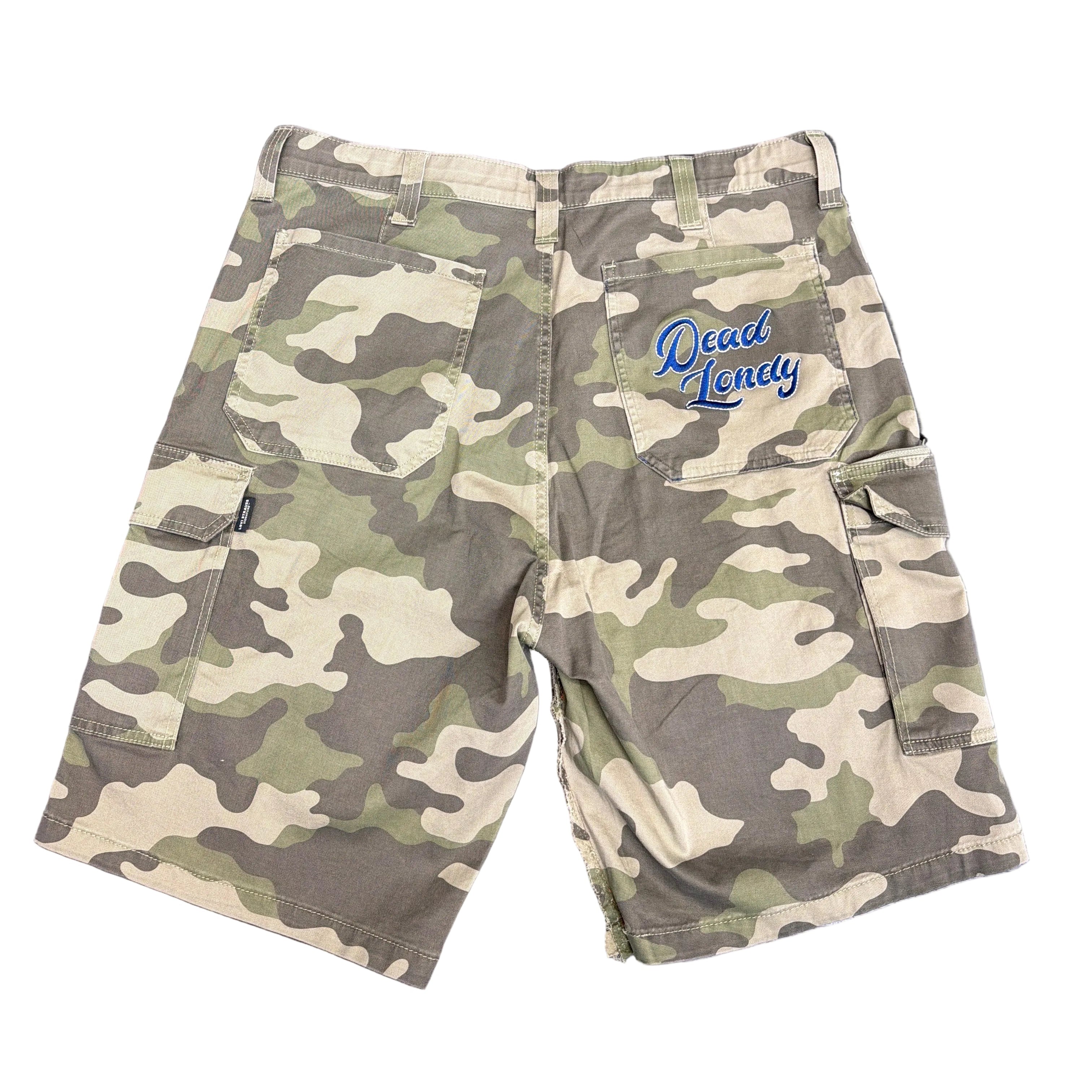 Dead Lonely Denim Skull&Bone Cargo Shorts